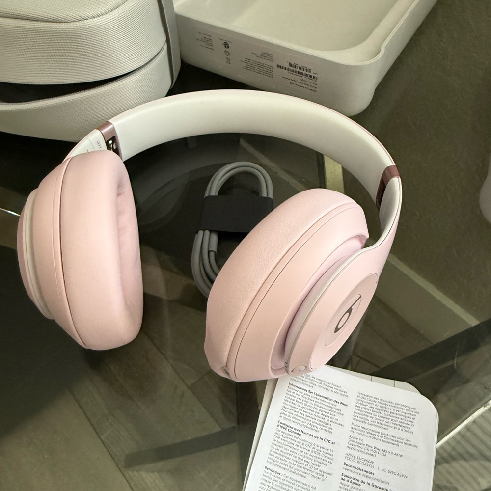 Beats by Dre Over-Ear Headphones in Soft Pink